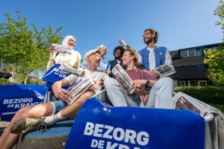 Content image groep krantenbezorgers van Bezorgdekrant nl