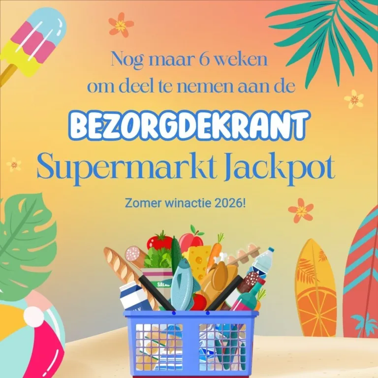 Reminder Zomer winactie Supermarkt jackpot 2026