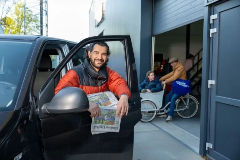 Content image vervoerder bezorgdekrant nl op het depot